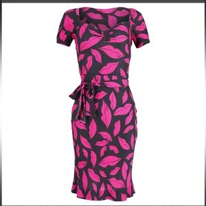 DVF lip dress